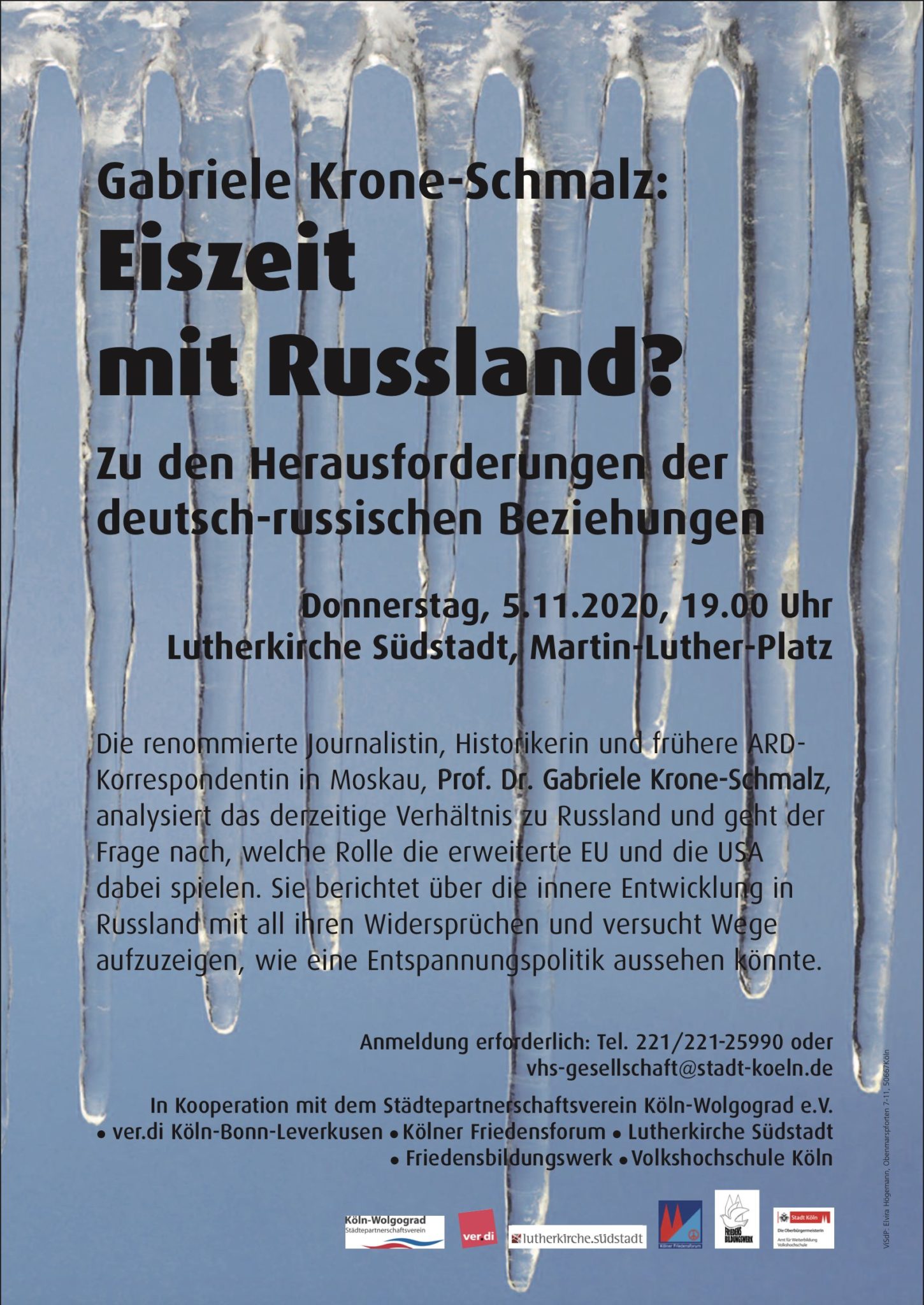 05.11. Abgesagt Eiszeit mit Russland? Prof.